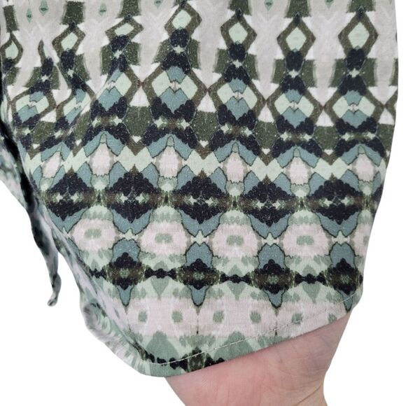 2/$20 Vintage 90s Green & Grey Buttons Down Shirt Top Size: M - Picture 6 of 7